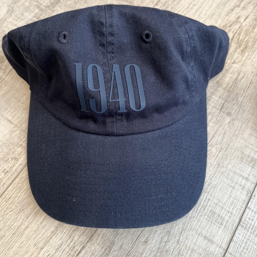 American Needle 1940 Logo Golf Club Hat Navy Blue